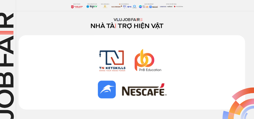 NHÀ TÀI TRỢ HIỆN VẬT - BẬT “CHẤT” CHO VLU JOB FAIR 2026